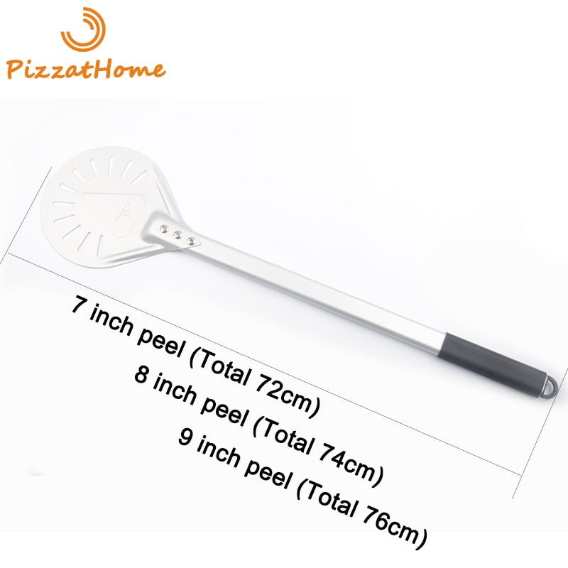 Perforated Pizza Turning Peel PizzAtHome Handle length 7/ 8/ 9 Inch