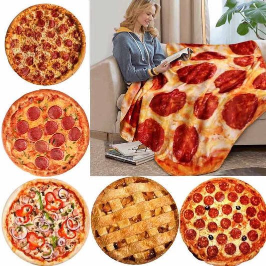 Fleece Pizza / Donut / Tortilla blanket
