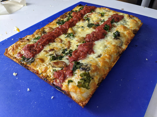 Detroit Style Pizza Vegetable (Thunderbird - 12 slice)