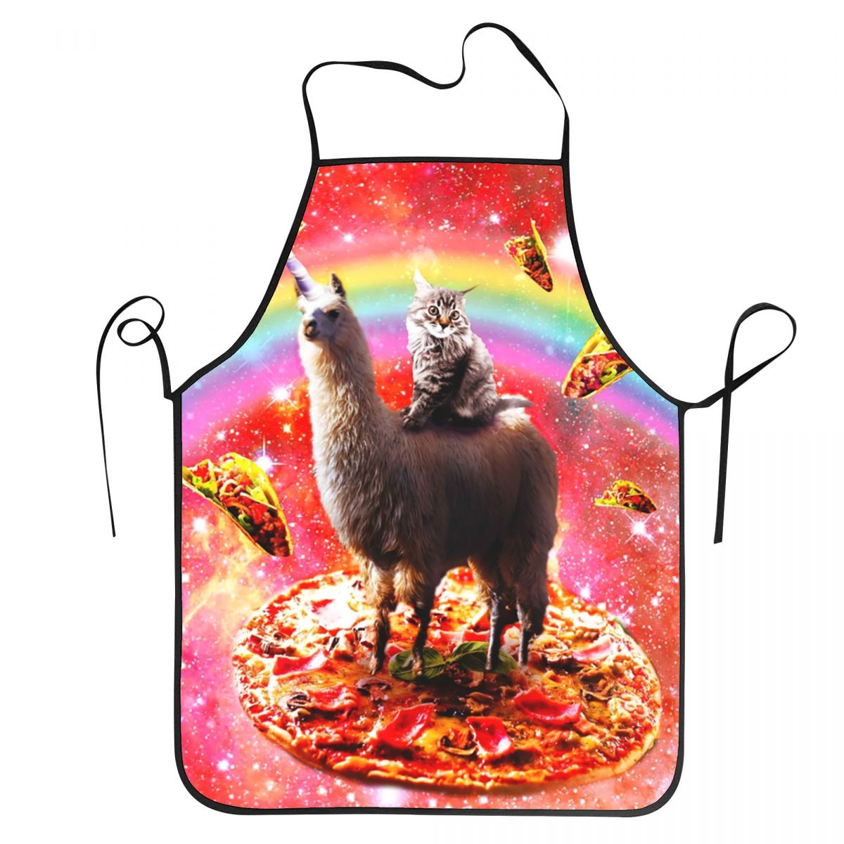 Pizza Cat Bib Apron