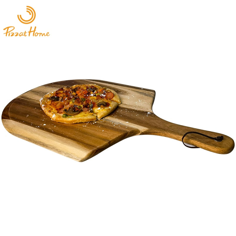 14 inch Acacia Wood Pizza Launch Peel