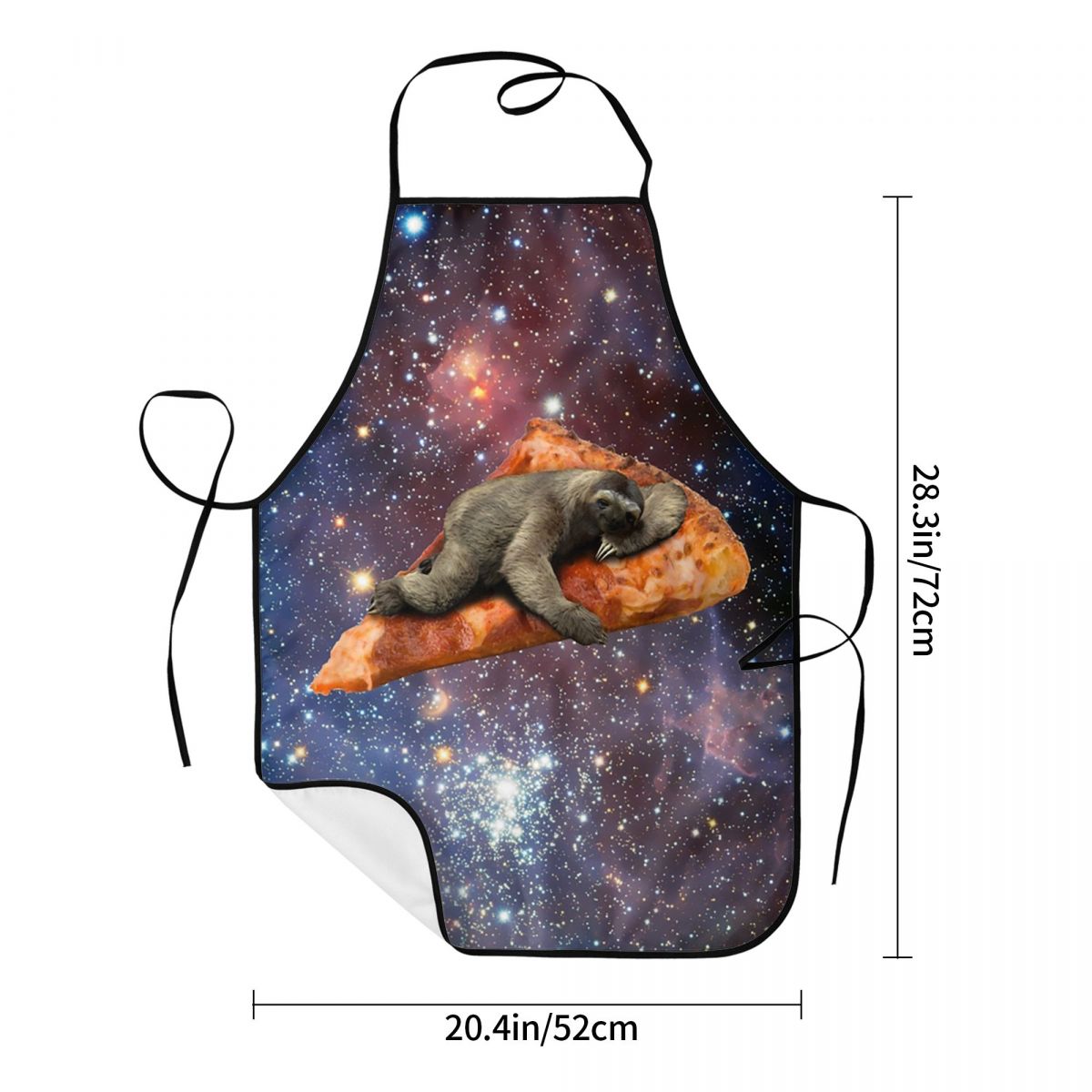 The Space Pizza Sloth Aprons