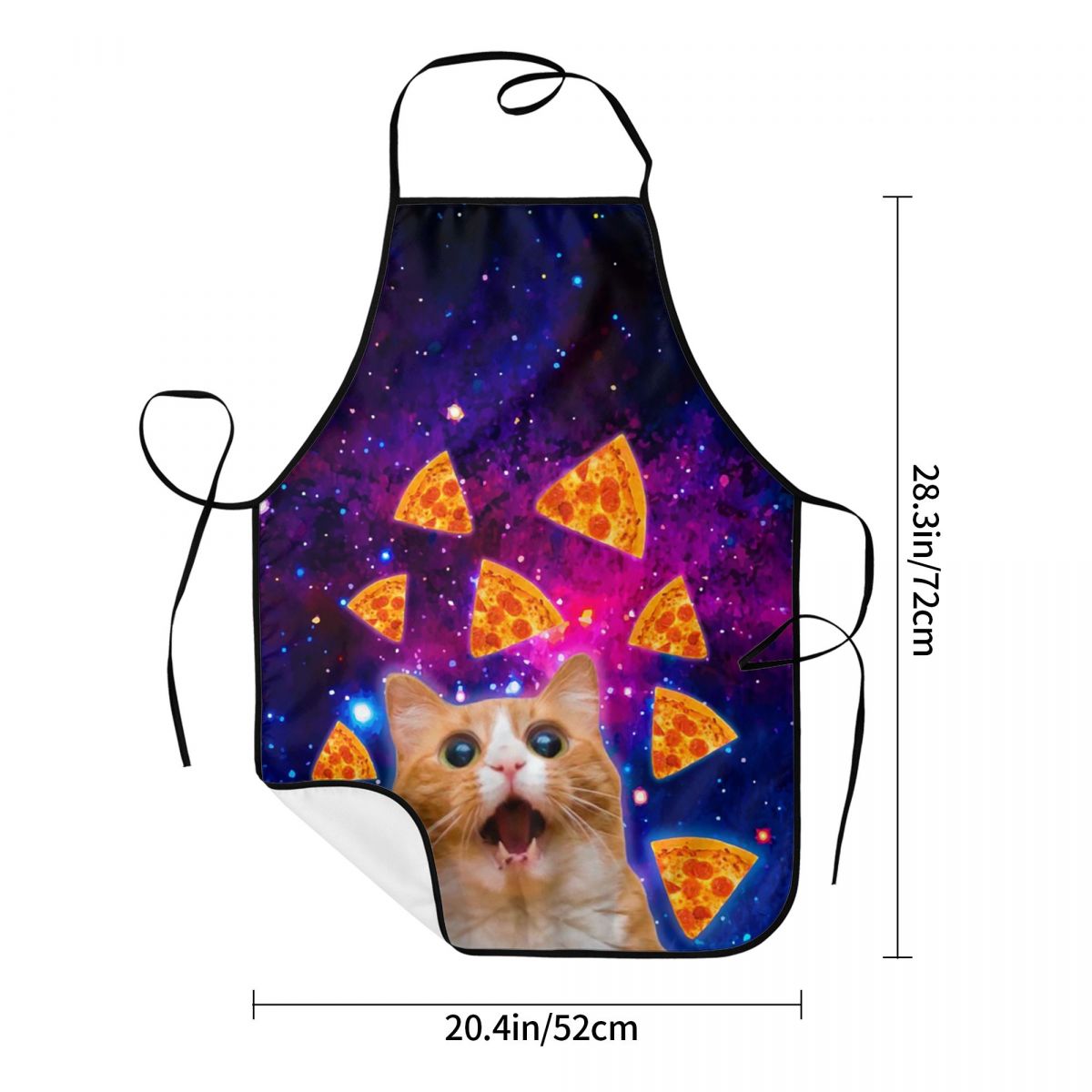Pizza Cat Bib Apron