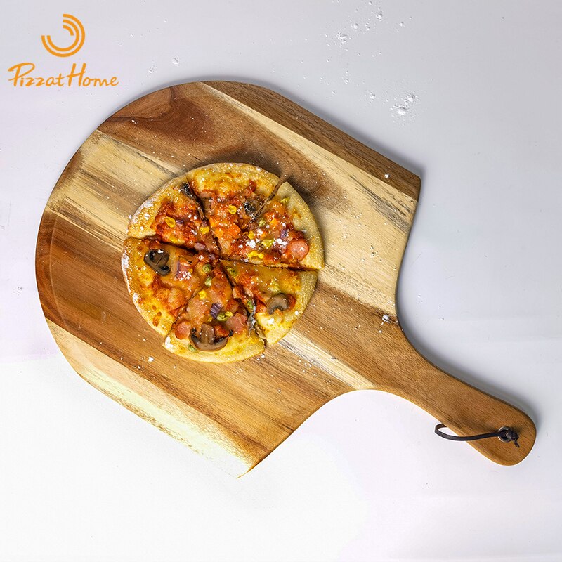 14 inch Acacia Wood Pizza Launch Peel