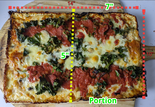 Equinox Pizza Portion (half pizza)