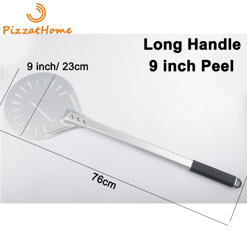 Perforated Pizza Turning Peel PizzAtHome Handle length 7/ 8/ 9 Inch