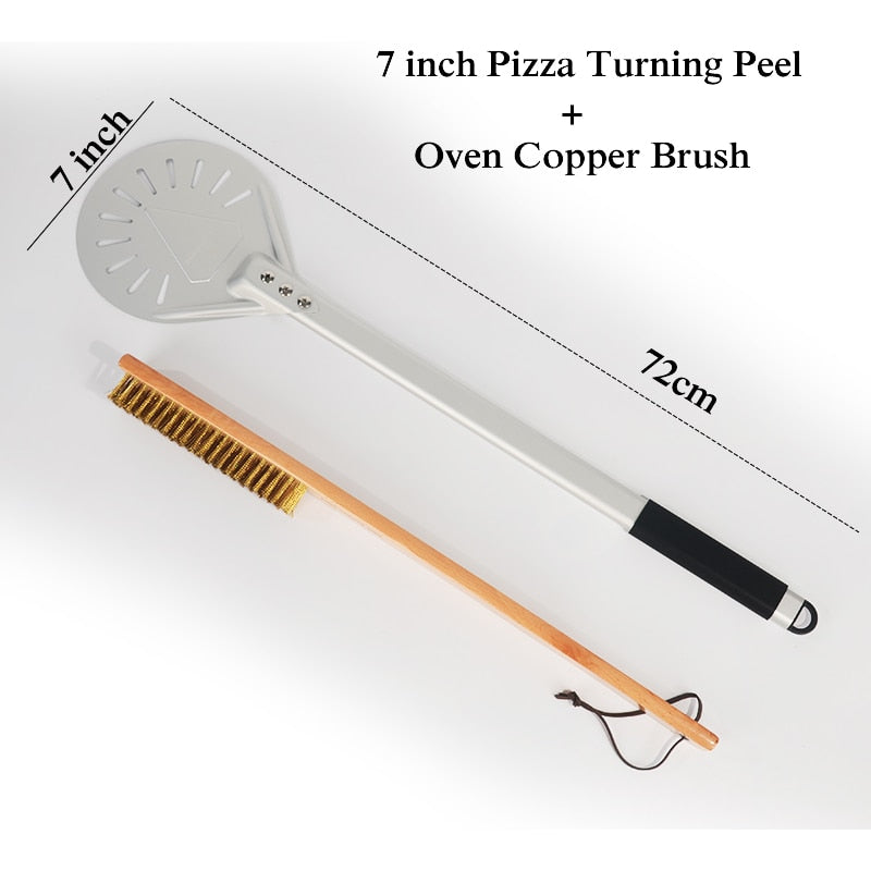 Perforated Pizza Turning Peel PizzAtHome Handle length 7/ 8/ 9 Inch