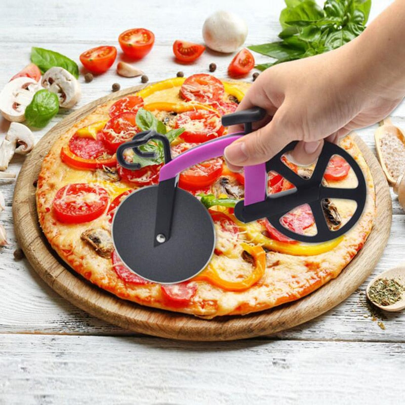 Bicycle Pizza Cutter Stainless