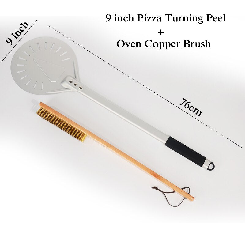 Perforated Pizza Turning Peel PizzAtHome Handle length 7/ 8/ 9 Inch