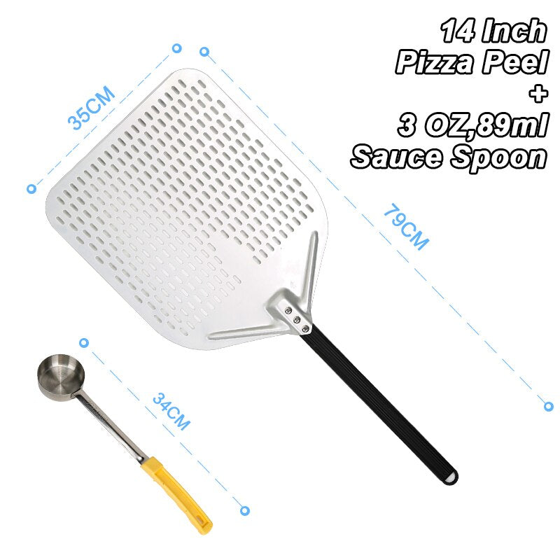 Pizza Peel Aluminum 12 & 14 inches