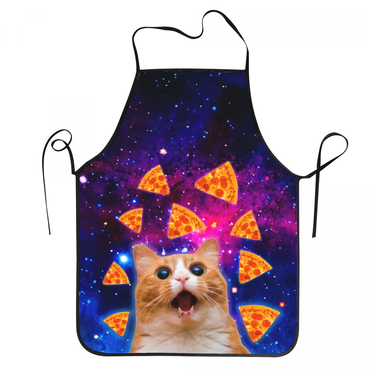 Space Pizza Cat Aprons