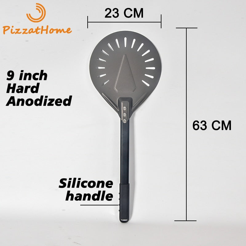 Perforated Pizza Turning Peel PizzAtHome Handle length 7/ 8/ 9 Inch