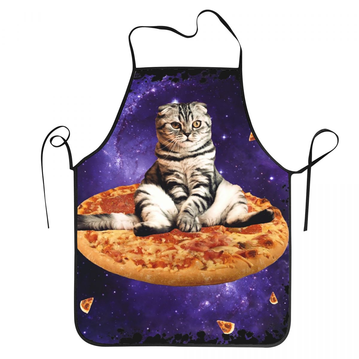 Space Pizza Cat Aprons