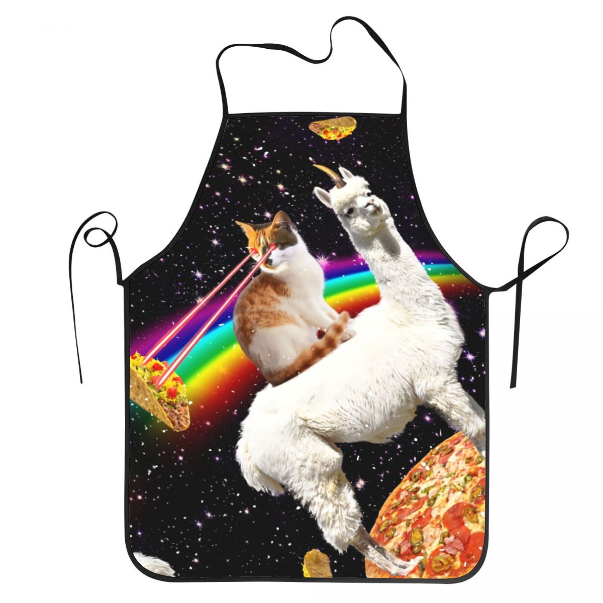 Space Pizza Cat Aprons