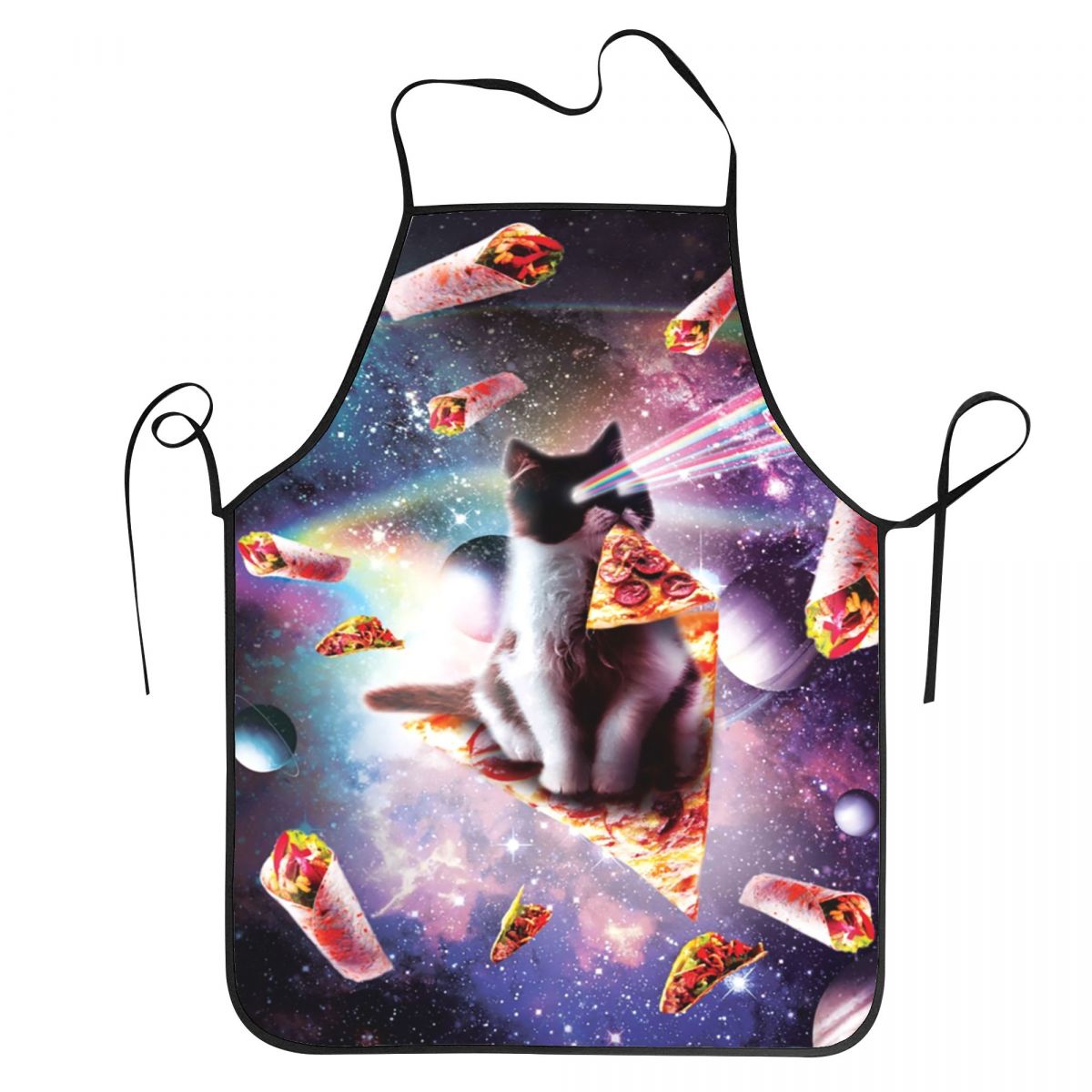 Pizza Cat Bib Apron