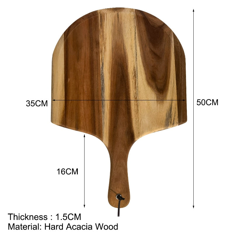 14 inch Acacia Wood Pizza Launch Peel