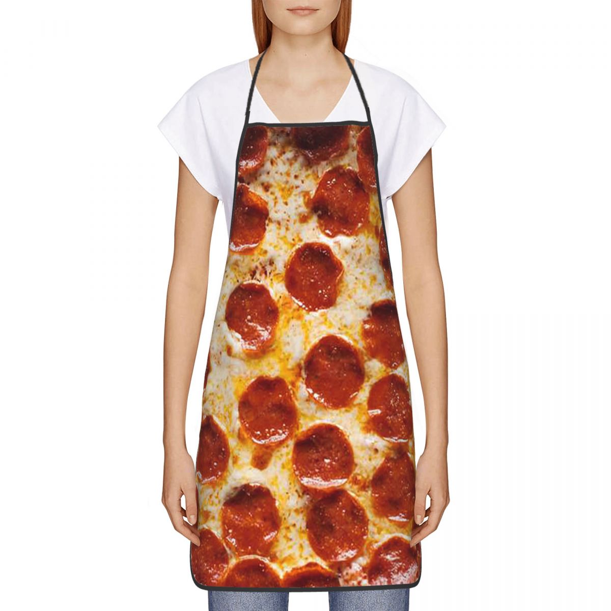 Pepperoni Pizza Pattern Apron