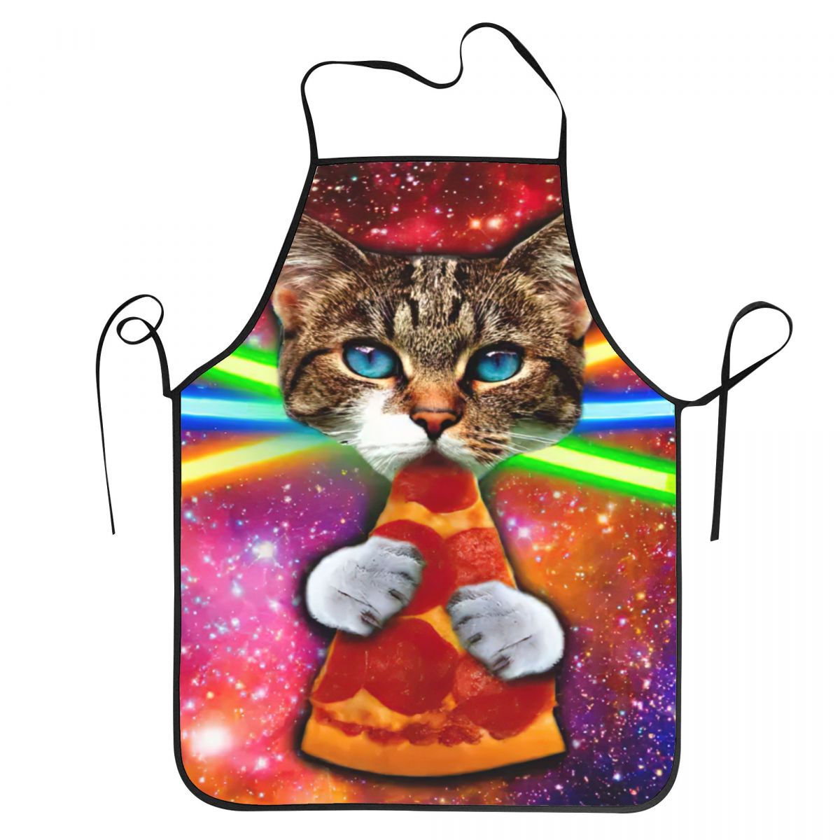 Pizza Cat Bib Apron