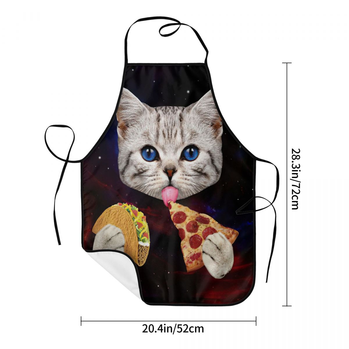 Space Pizza Cat Aprons