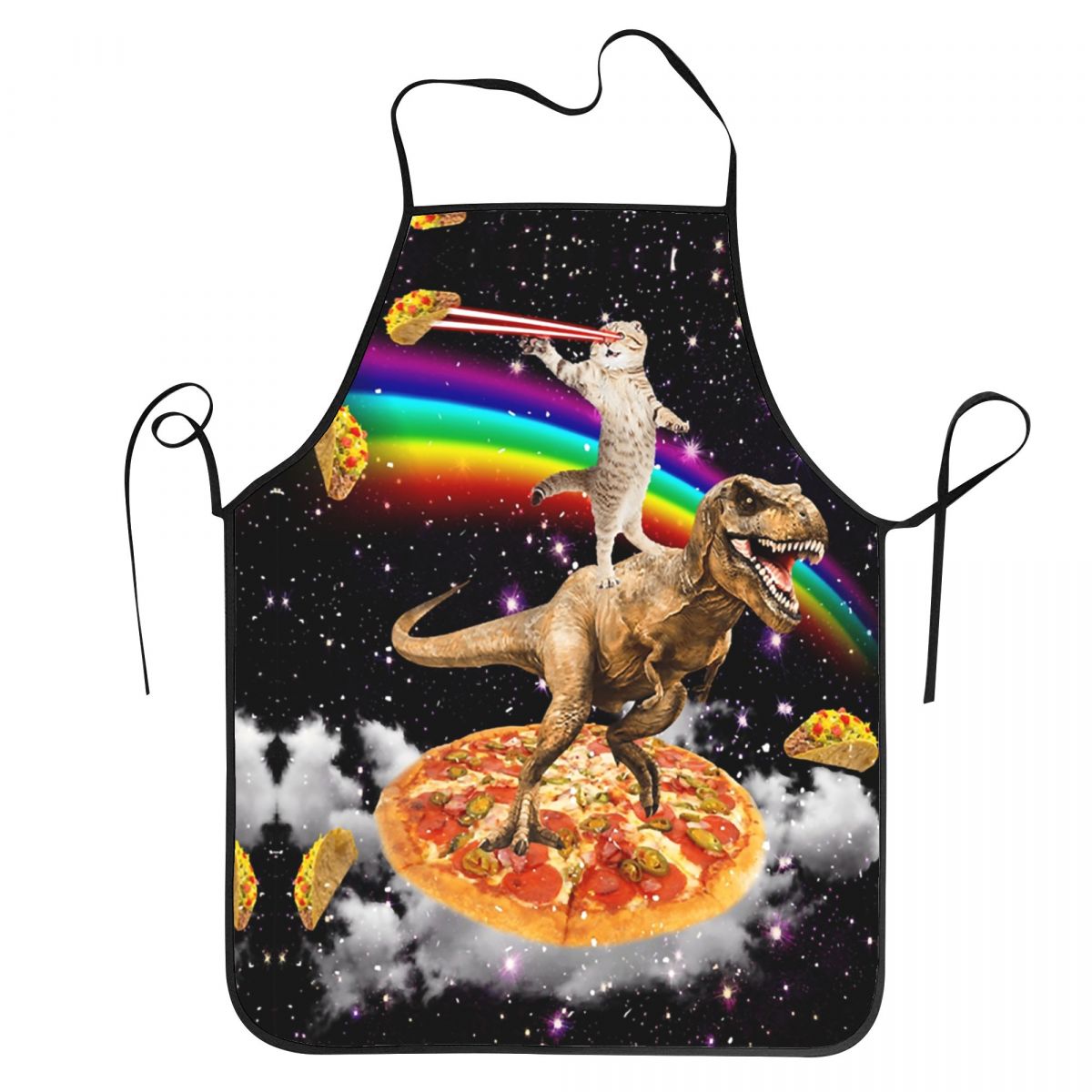 Space Pizza Cat Aprons