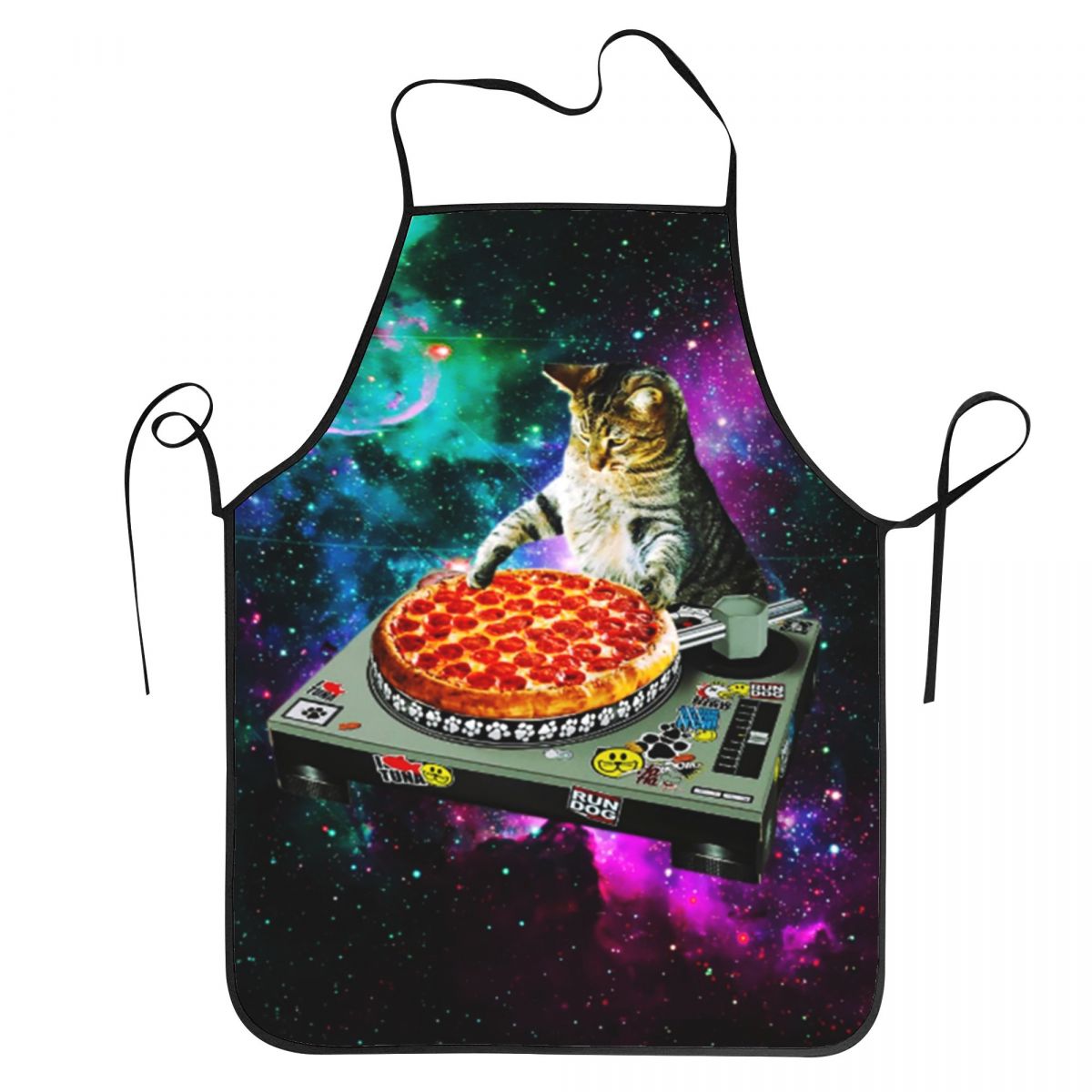 Space Pizza Cat Aprons