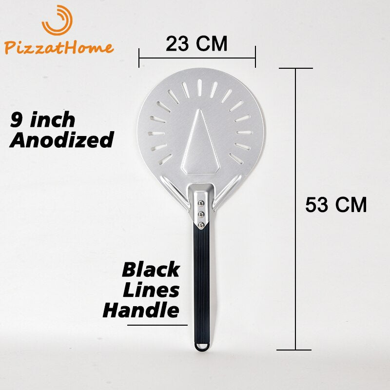 Perforated Pizza Turning Peel PizzAtHome Handle length 7/ 8/ 9 Inch