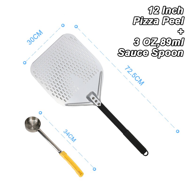 Pizza Peel Aluminum 12 & 14 inches